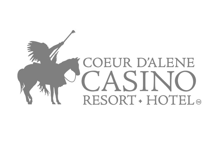 Client logo: Coeur d'Alene Casino Resort Hotel