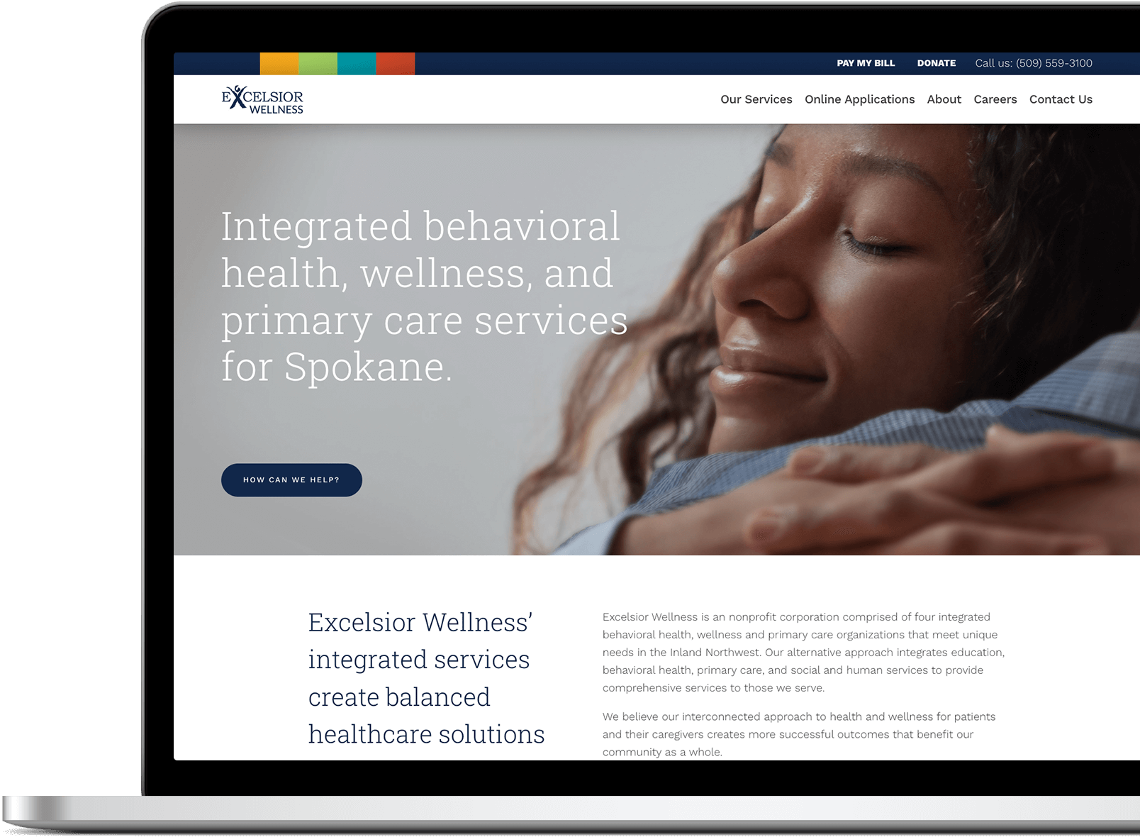 Excelsior Wellness Spokane 2Dudes website design